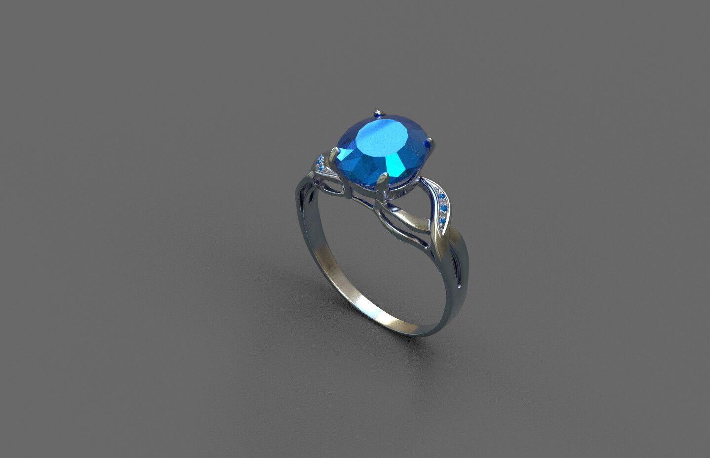 High-Quality 3D Ring Model Pack 4 Low-poly 3D model_8