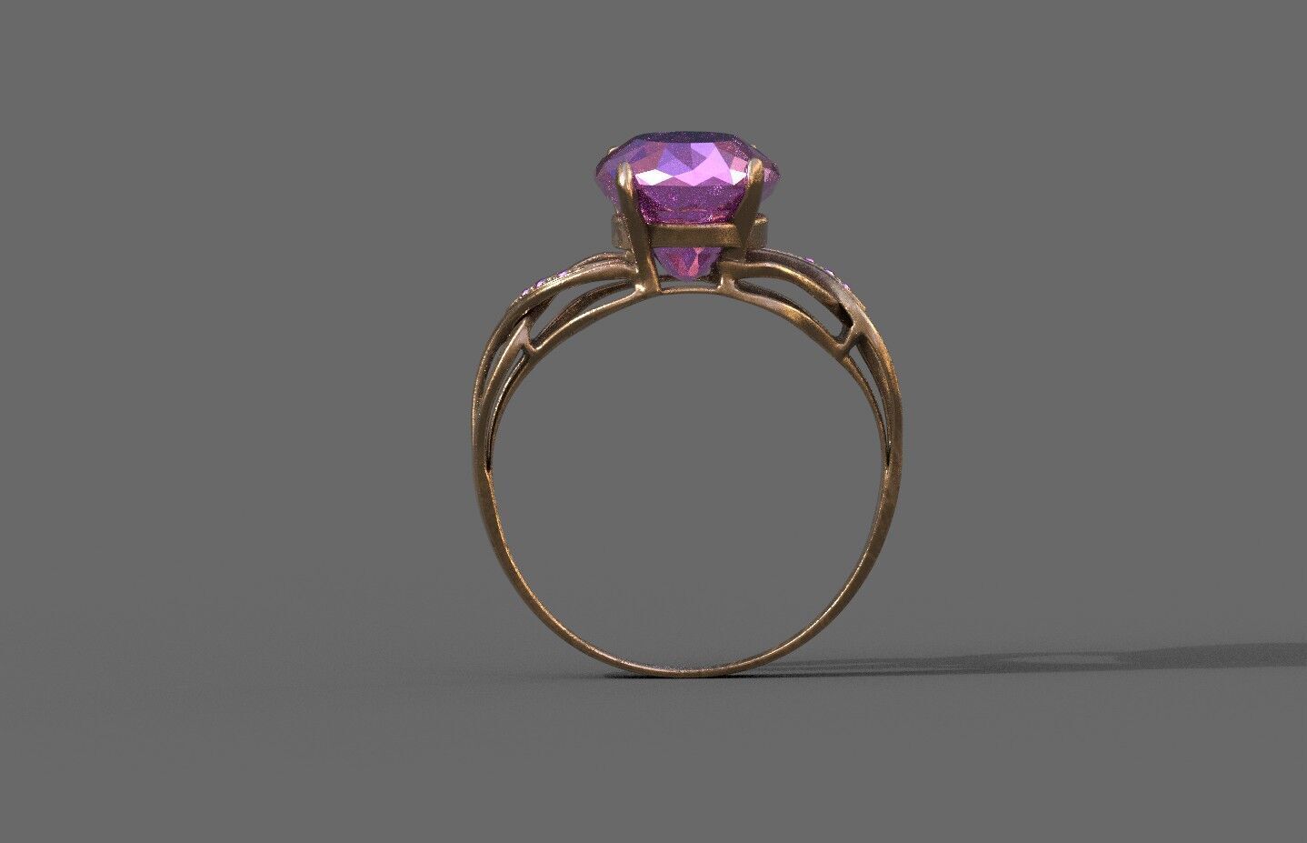 High-Quality 3D Ring Model Pack 4 Low-poly 3D model_17