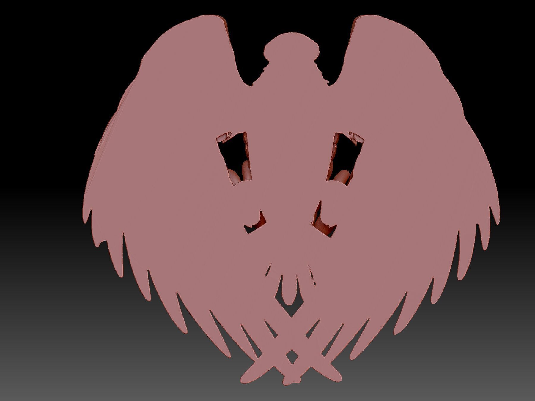  Eagle  3D print model_2