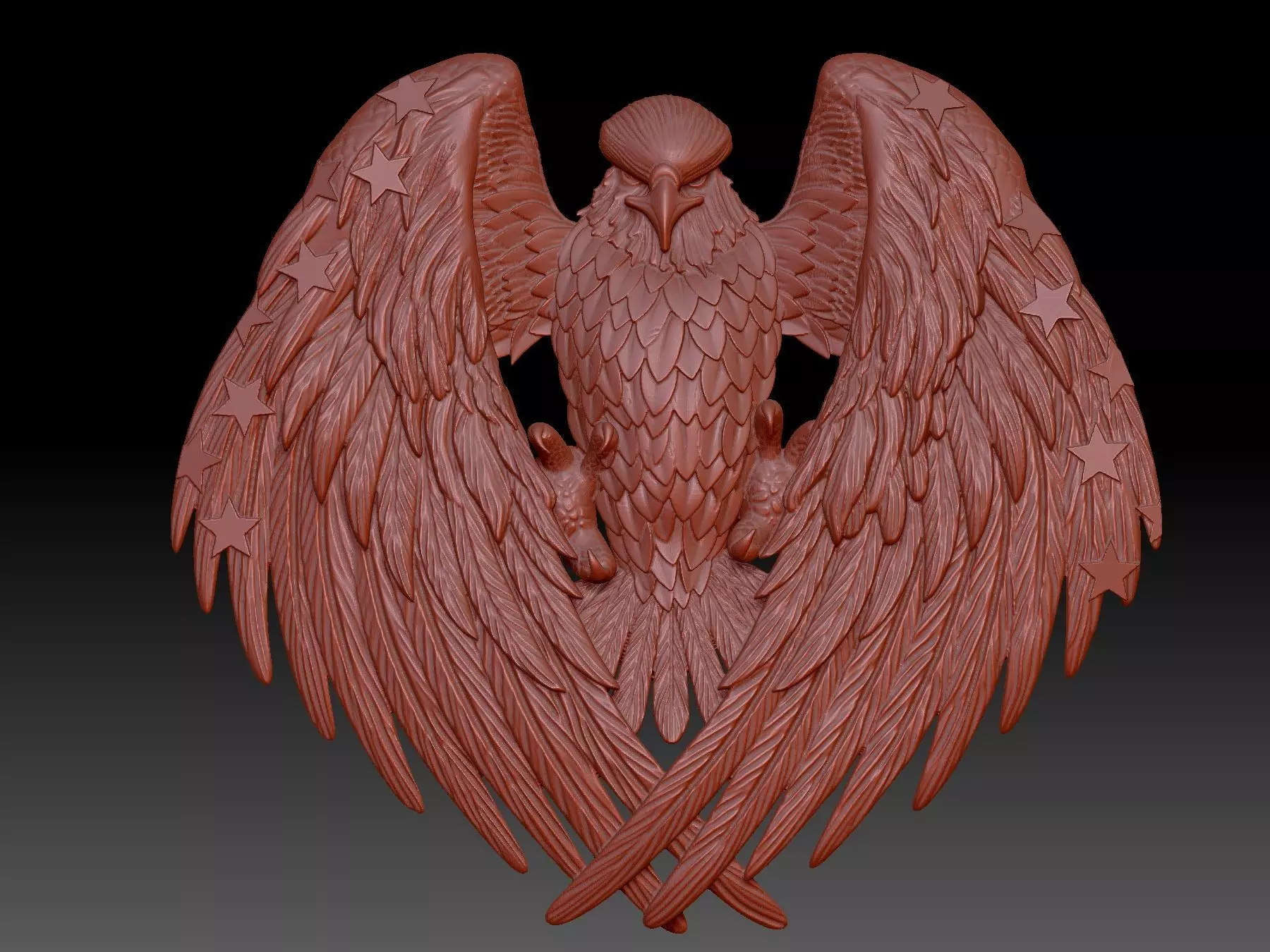  Eagle  3D print model_0