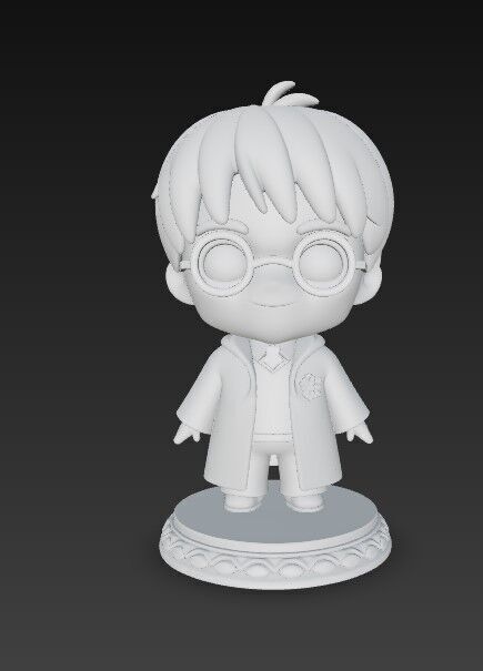 The Chosen One in Chibi Form 3D print model_6