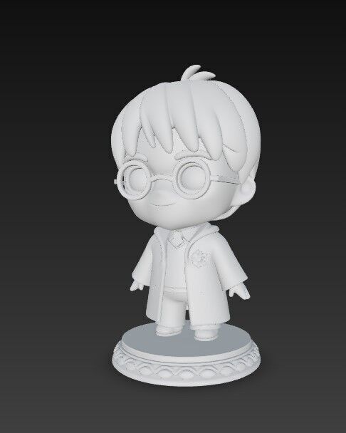 The Chosen One in Chibi Form 3D print model_5