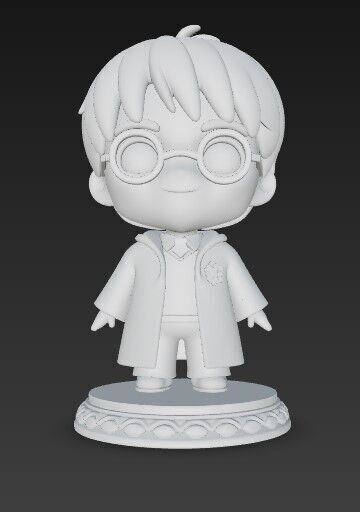 The Chosen One in Chibi Form 3D print model_7