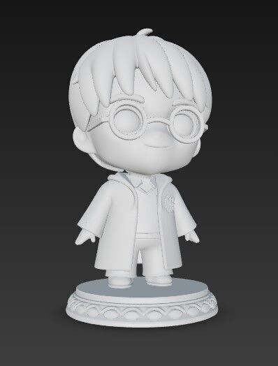 The Chosen One in Chibi Form 3D print model_8