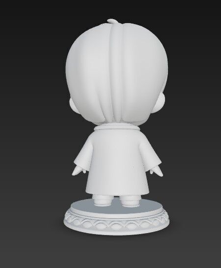 The Chosen One in Chibi Form 3D print model_13