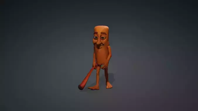 Tung Tung Tung Sahur for Iclone iAvatar 3D model
