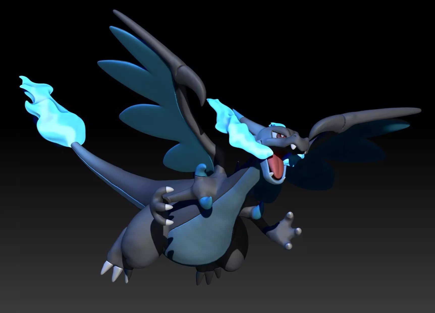 Pokemon Charizard Mega Evolution X 3D print model_0