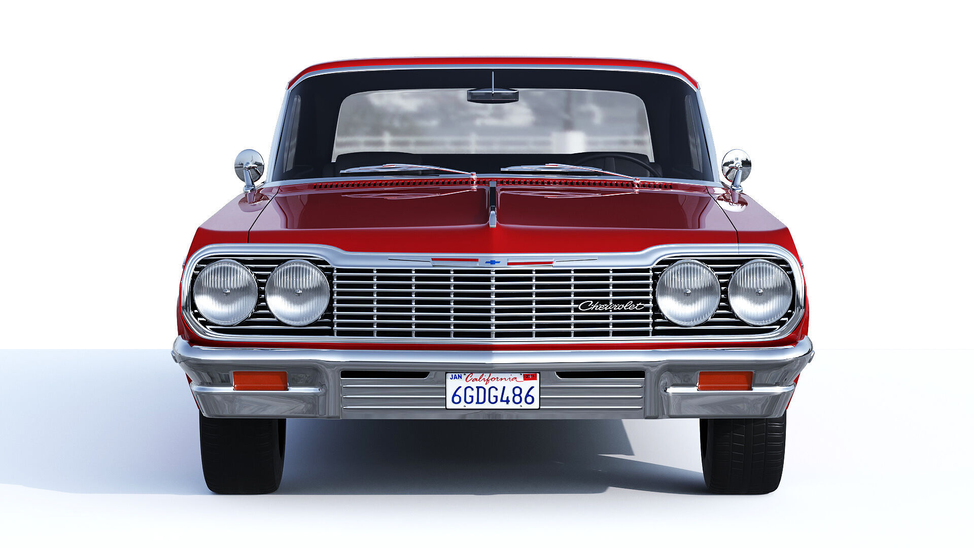 Chevrolet Impala SS 1964 3D model_3