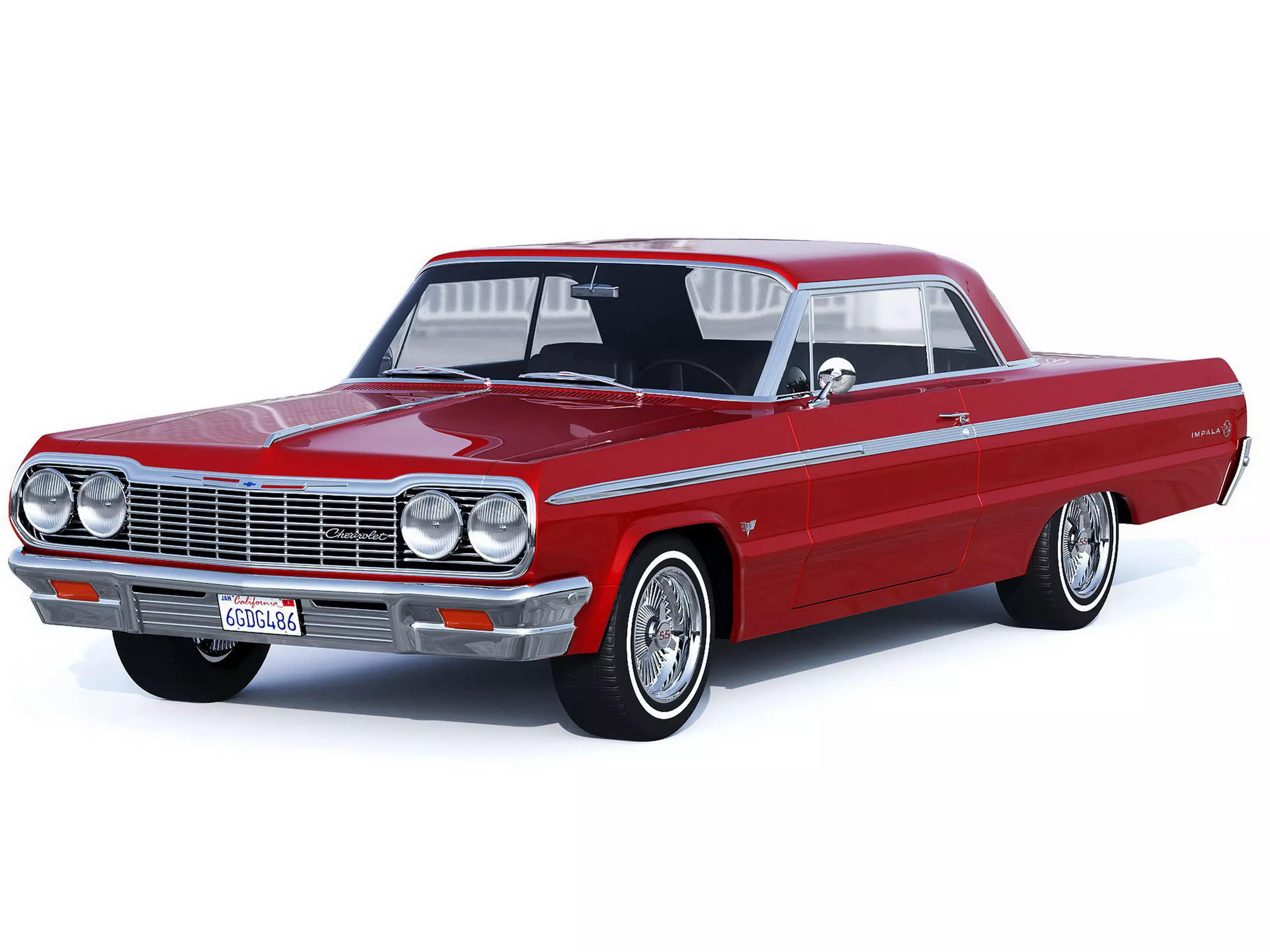 Chevrolet Impala SS 1964 3D model_0