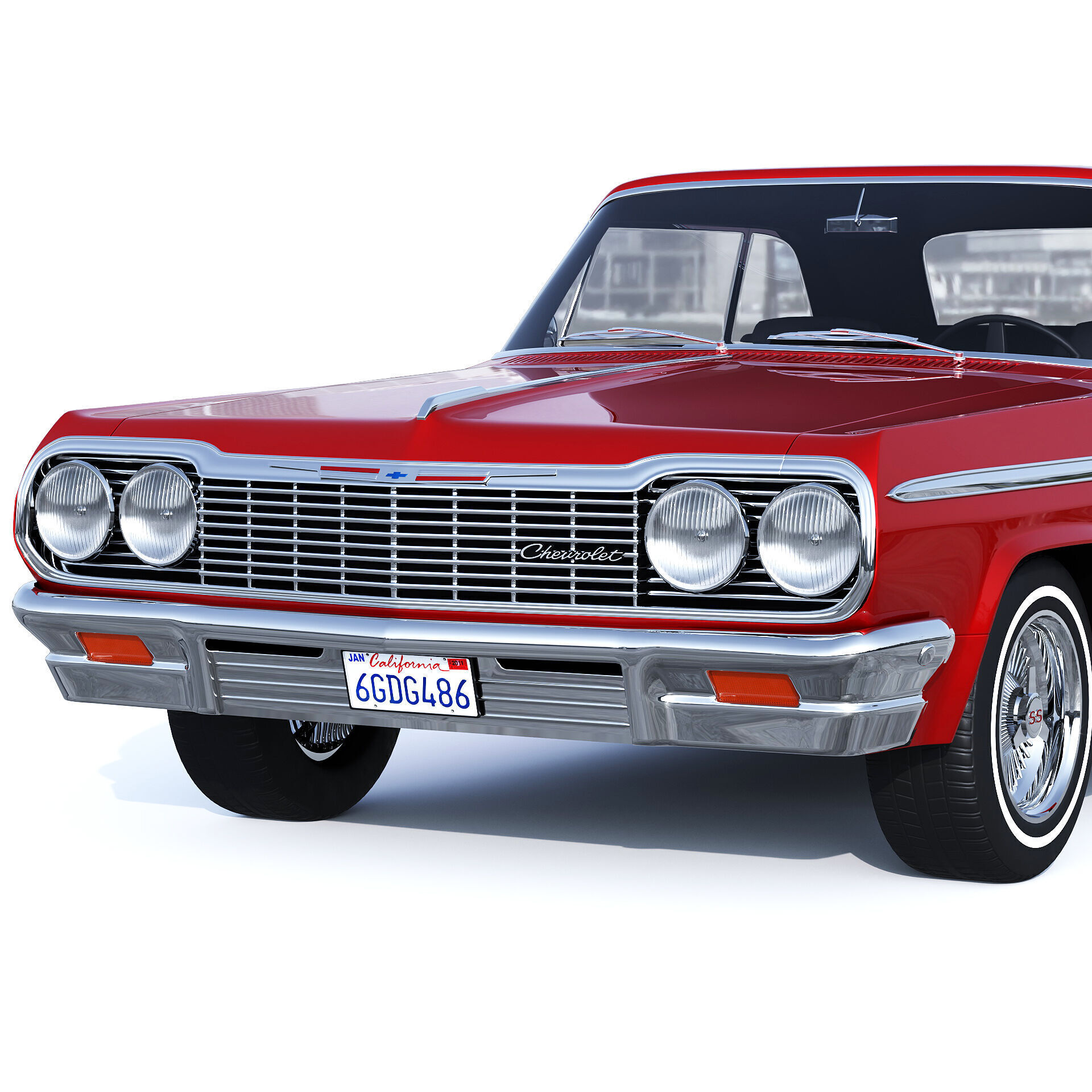 Chevrolet Impala SS 1964 3D model_5