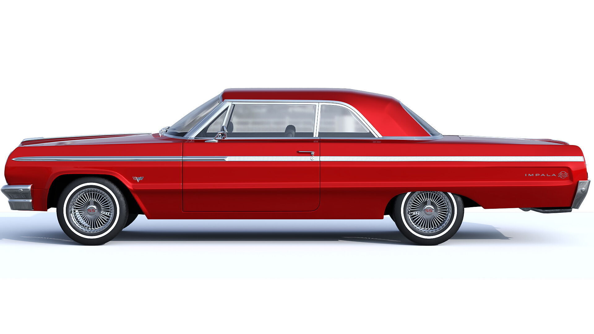 Chevrolet Impala SS 1964 3D model_2