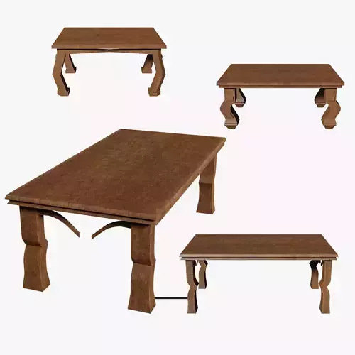 Deco Tables Wood Style NovaOneLine Lot 1 N10-12 Group 04- Low