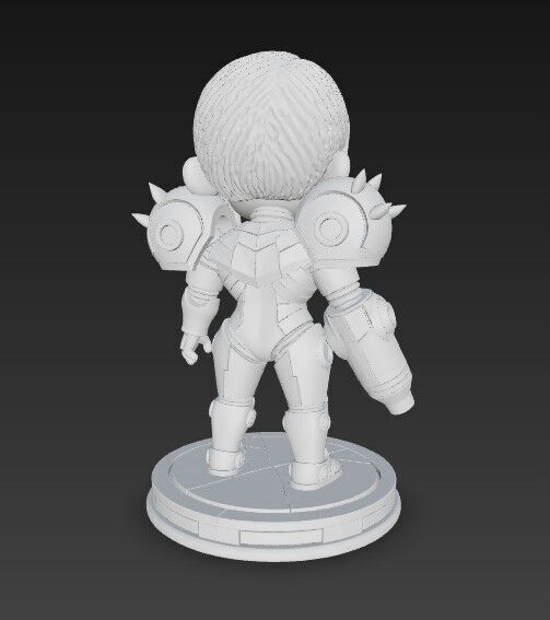 Savior of the Galaxy in Chibi Form 3D print model_11