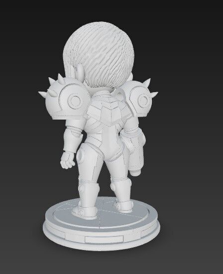Savior of the Galaxy in Chibi Form 3D print model_13