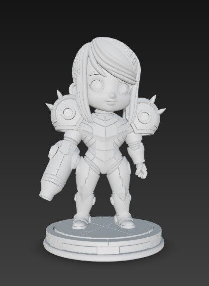Savior of the Galaxy in Chibi Form 3D print model_5