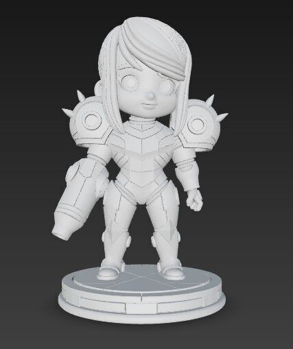 Savior of the Galaxy in Chibi Form 3D print model_6