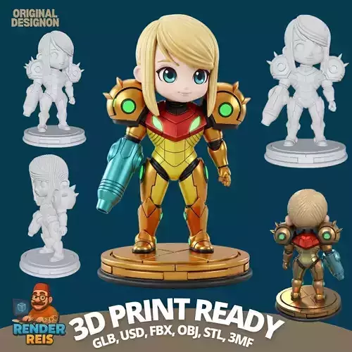 Savior of the Galaxy in Chibi Form 3D print model