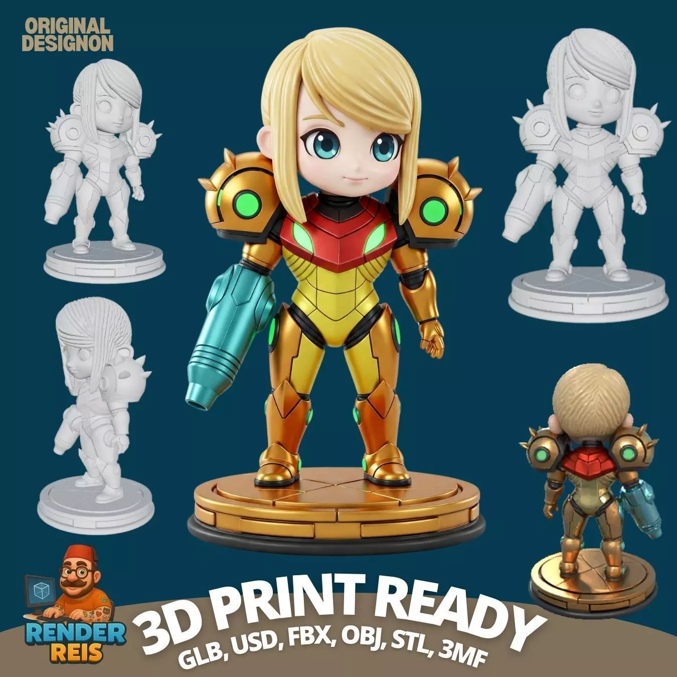 Savior of the Galaxy in Chibi Form 3D print model_0
