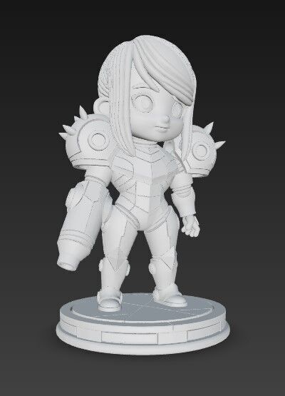 Savior of the Galaxy in Chibi Form 3D print model_7