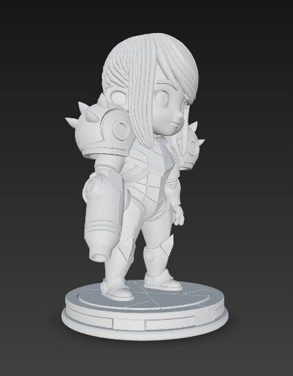 Savior of the Galaxy in Chibi Form 3D print model_1