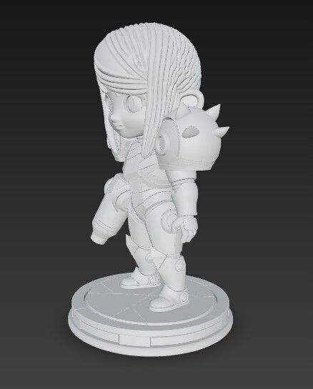 Savior of the Galaxy in Chibi Form 3D print model_2