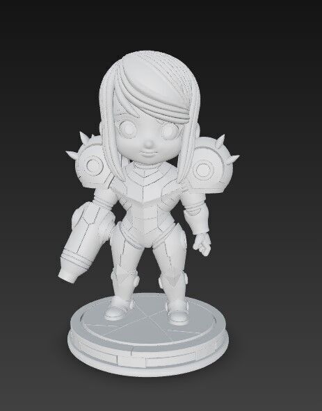 Savior of the Galaxy in Chibi Form 3D print model_4