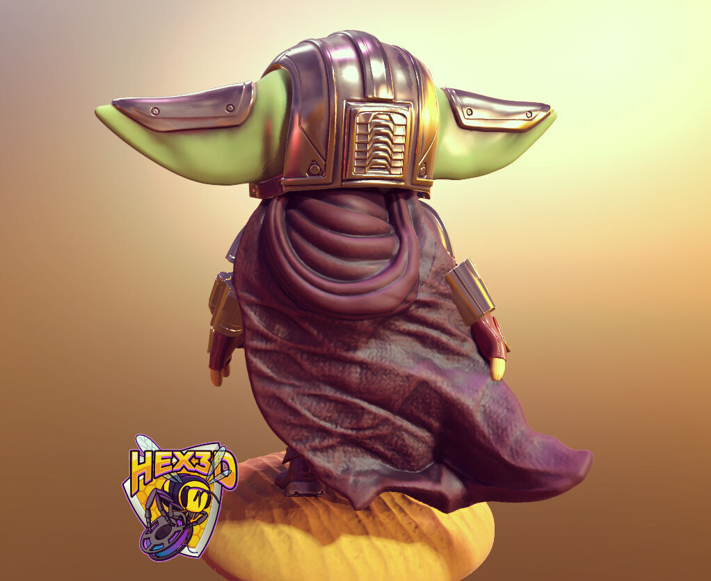 The Grogulorian - Mandalorian 3D print model_1