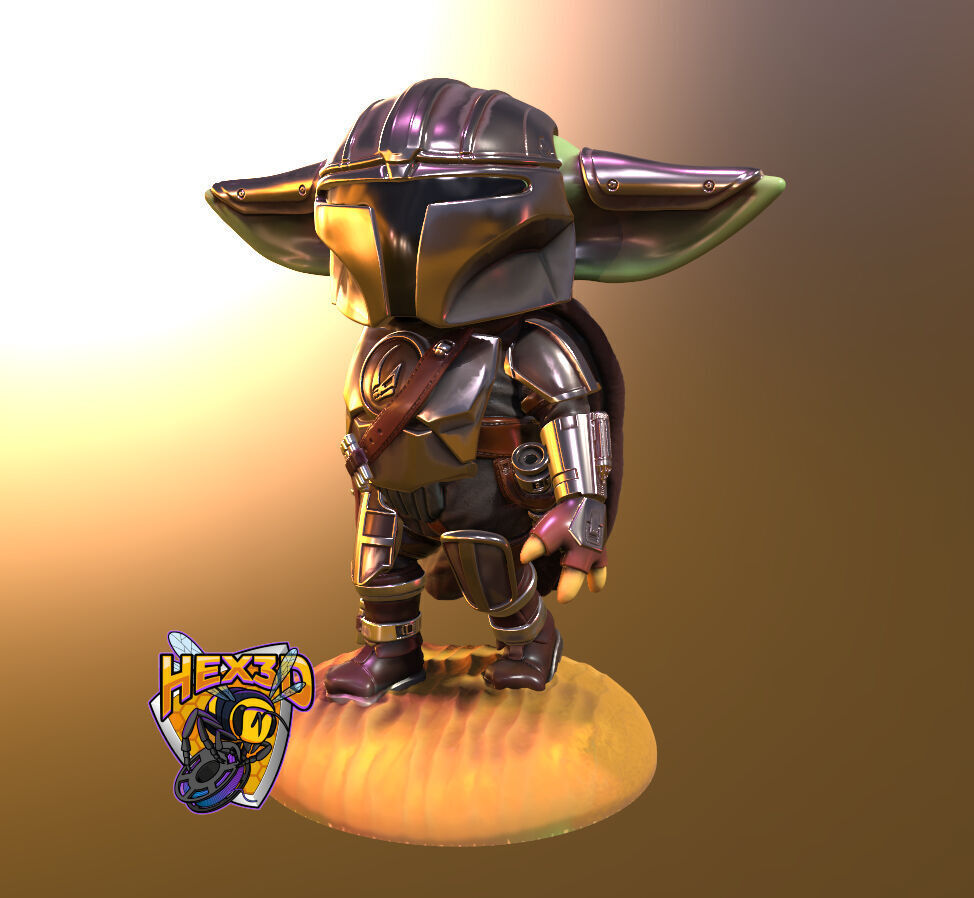 The Grogulorian - Mandalorian 3D print model_2