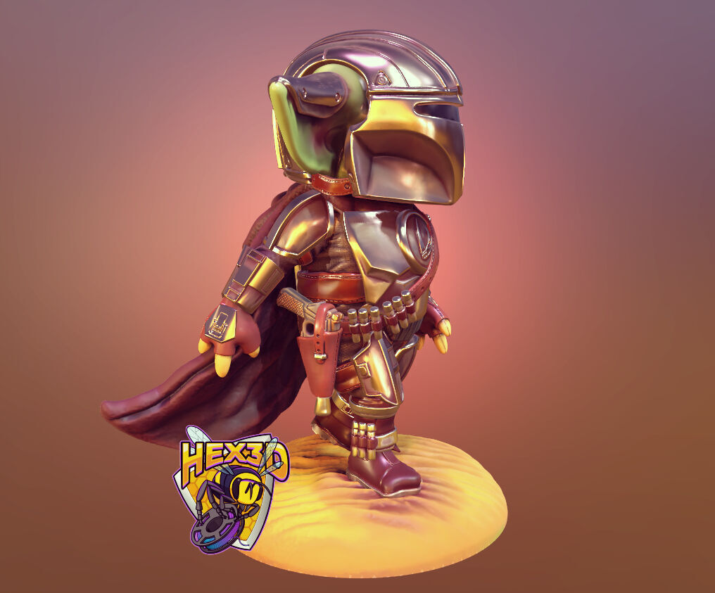 The Grogulorian - Mandalorian 3D print model_3