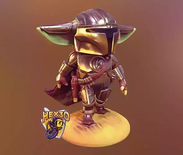 The Grogulorian - Mandalorian  3D print model