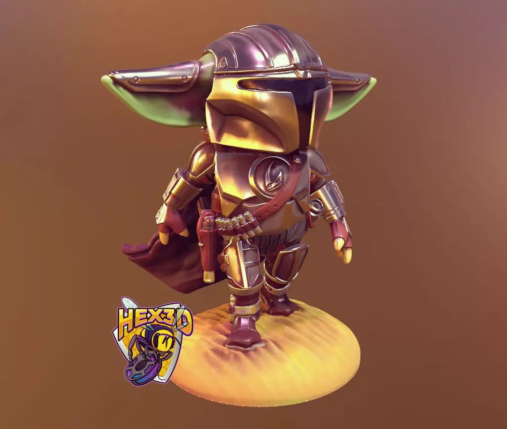 The Grogulorian - Mandalorian 3D print model_0