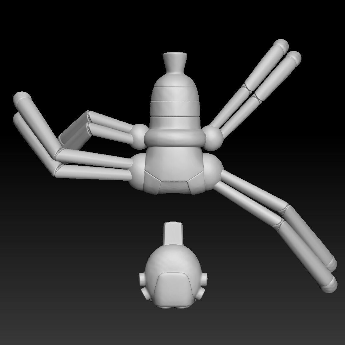 Pokemon Tarountula Spidops 3D print model_4