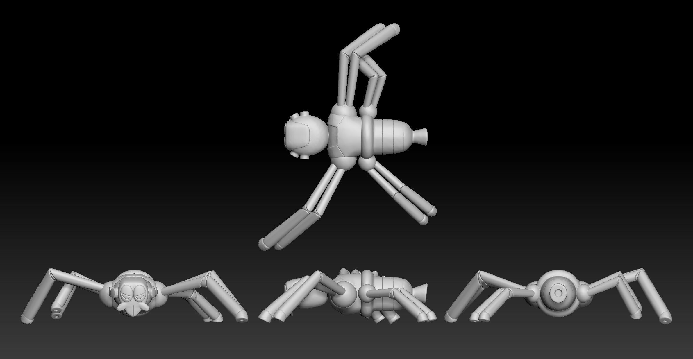 Pokemon Tarountula Spidops 3D print model_2