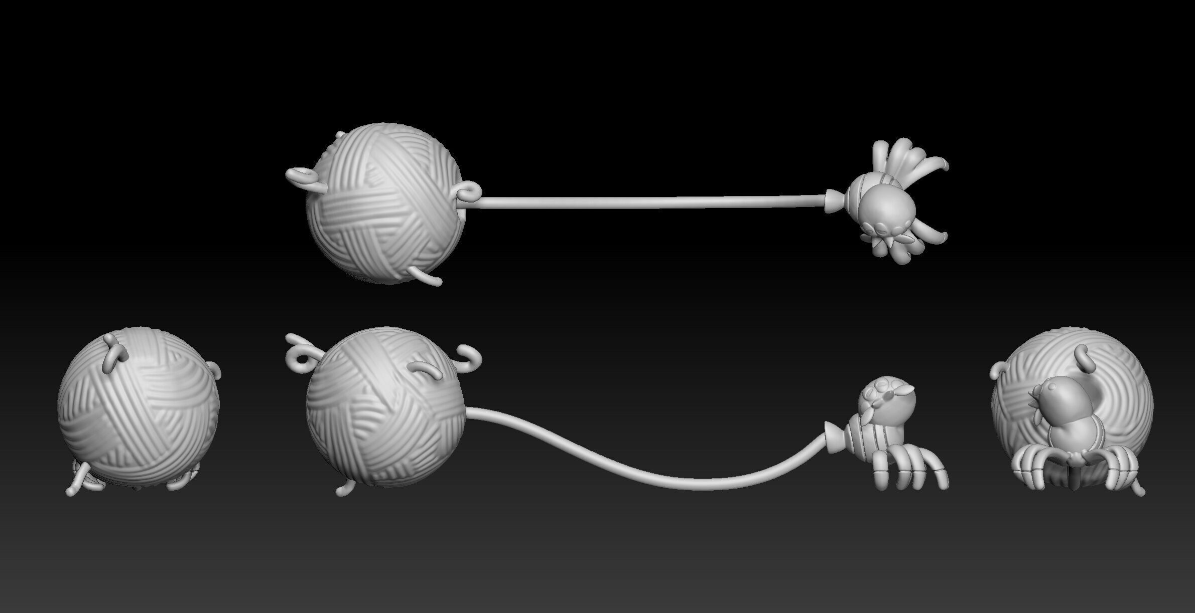 Pokemon Tarountula Spidops 3D print model_1