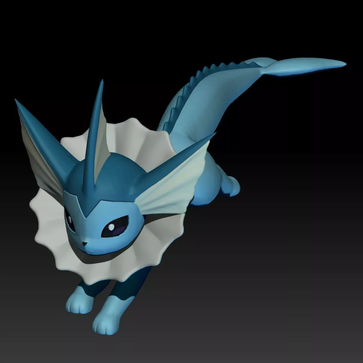 Pokemon Vaporeon 3D print model_0
