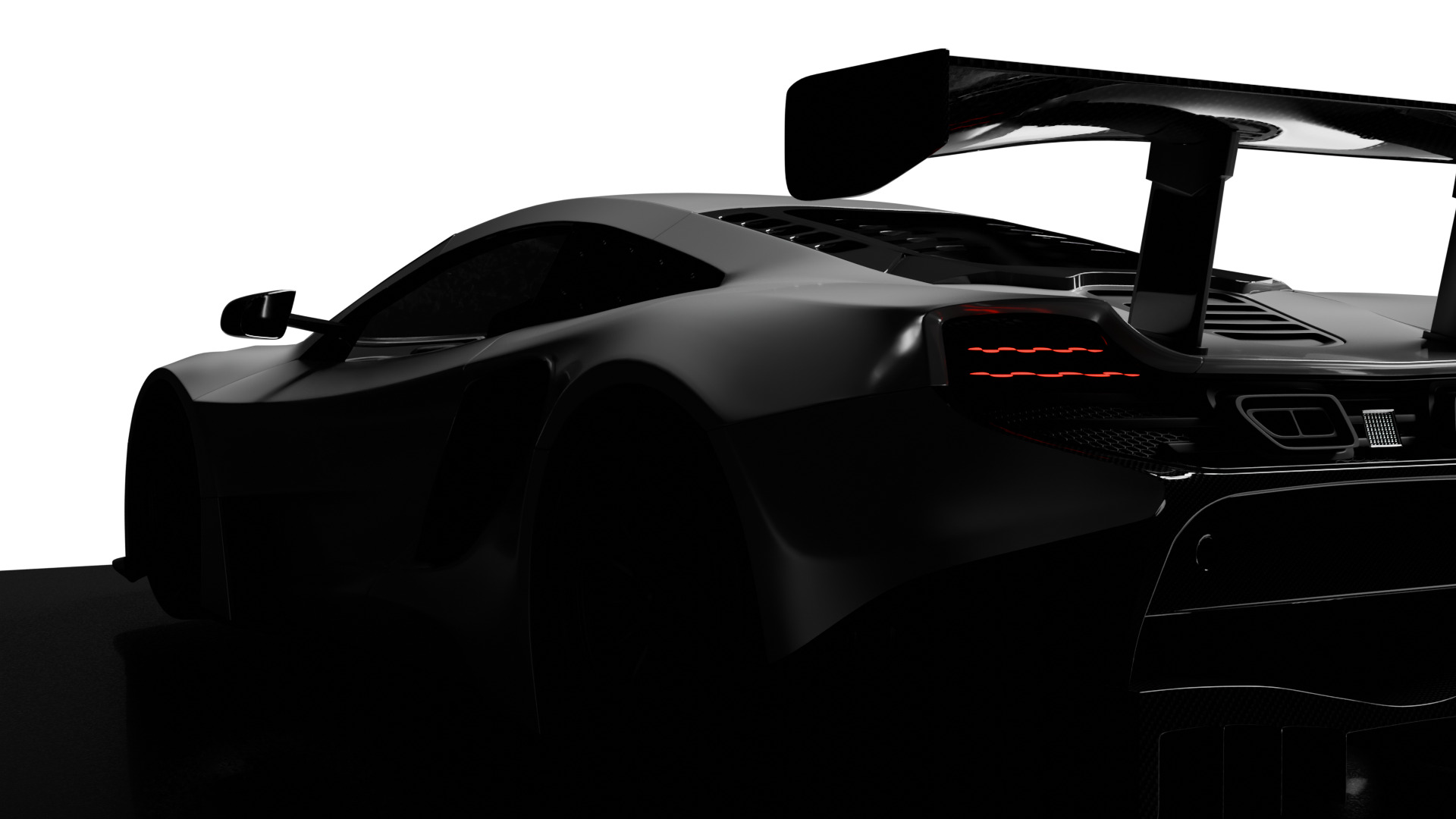 Sport car 3D model_2