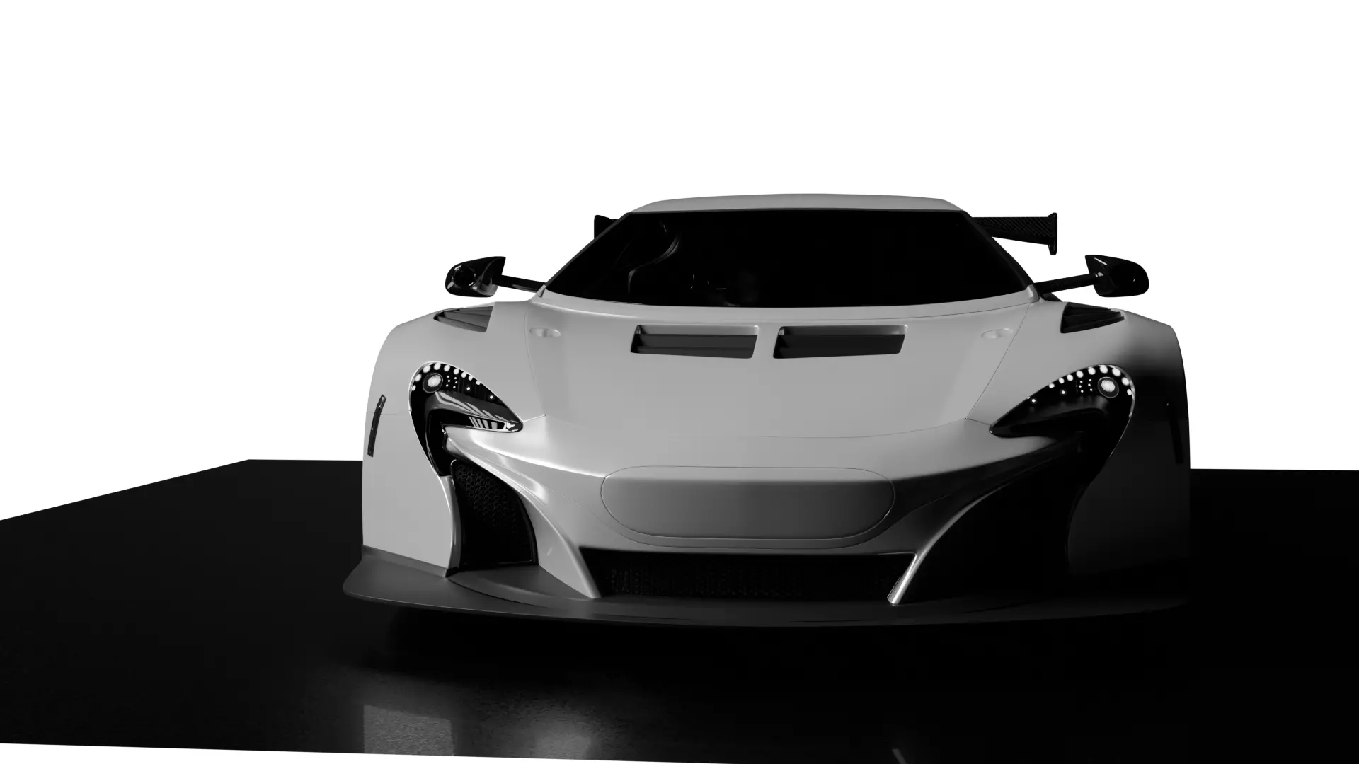Sport car 3D model_0