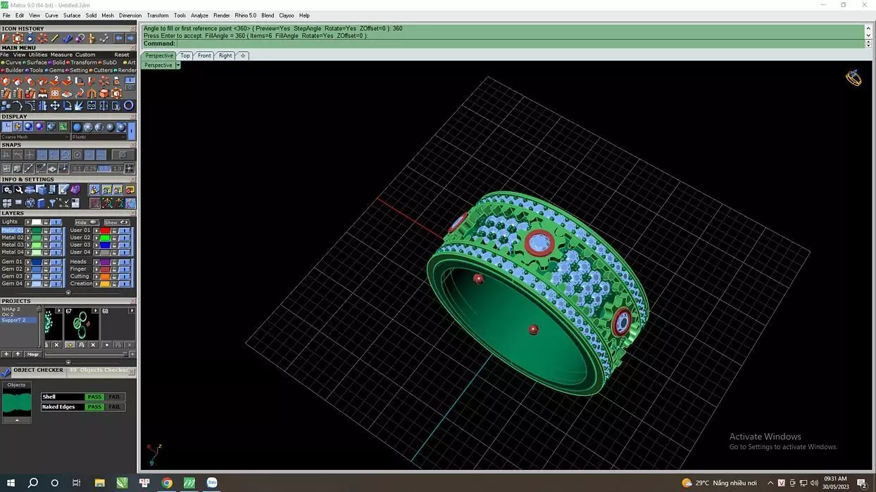 GEAR RING Free 3D model