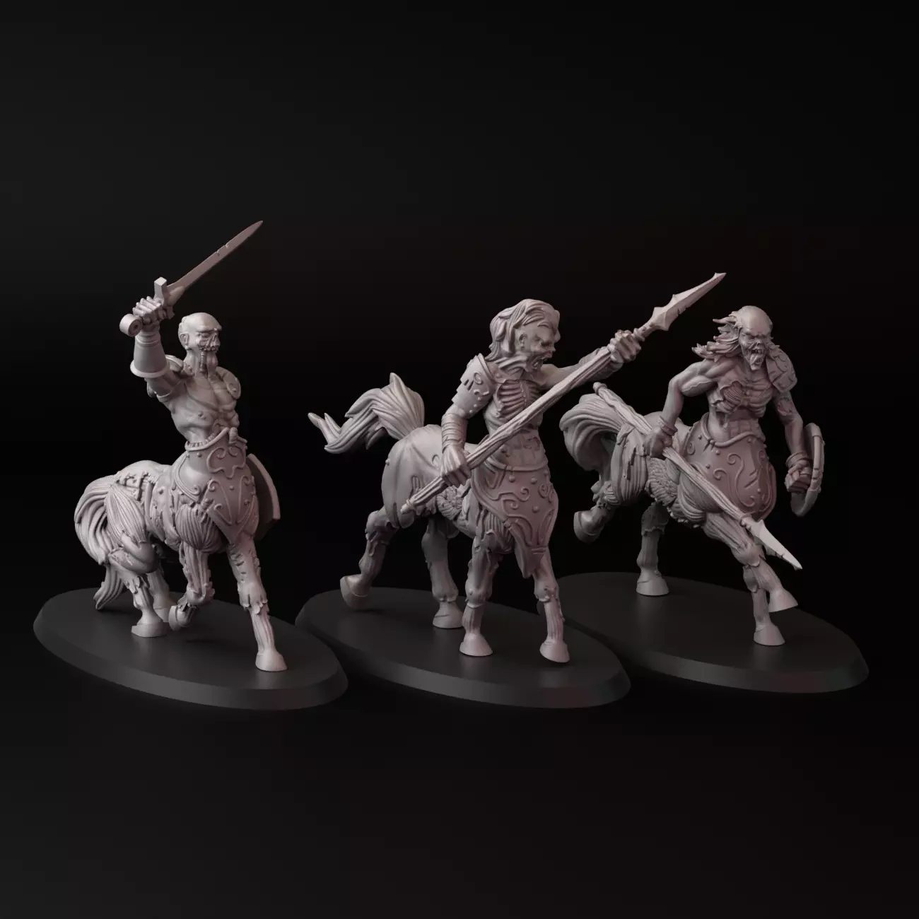 Zombie Centaurs 3D print model_0