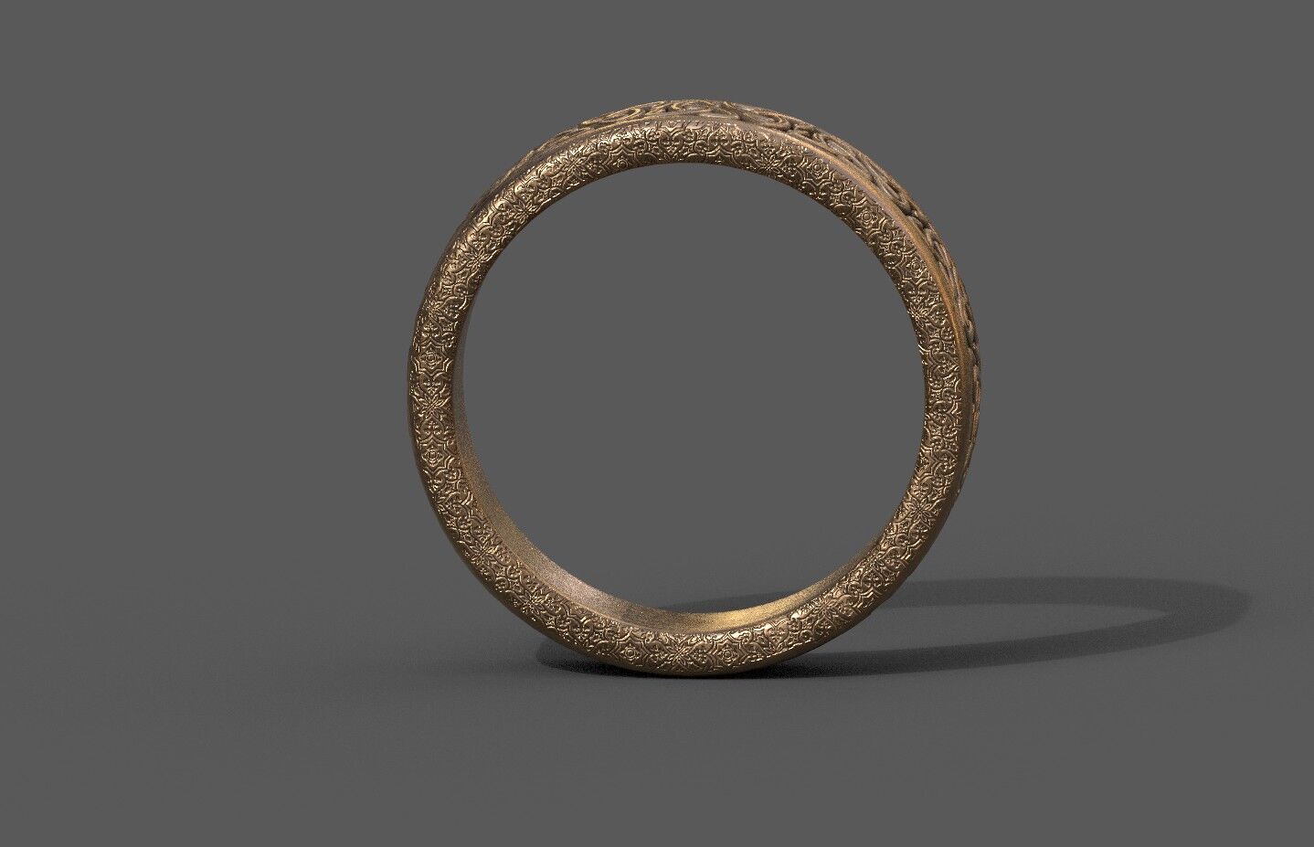 High-Quality 3D Ring Model Low-poly 3D model_1