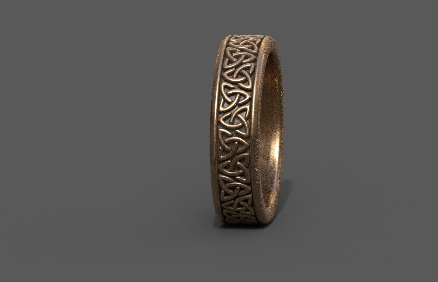 High-Quality 3D Ring Model Low-poly 3D model_3