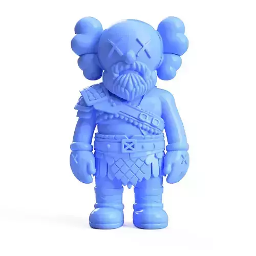 Kratos KAWS 3D print model