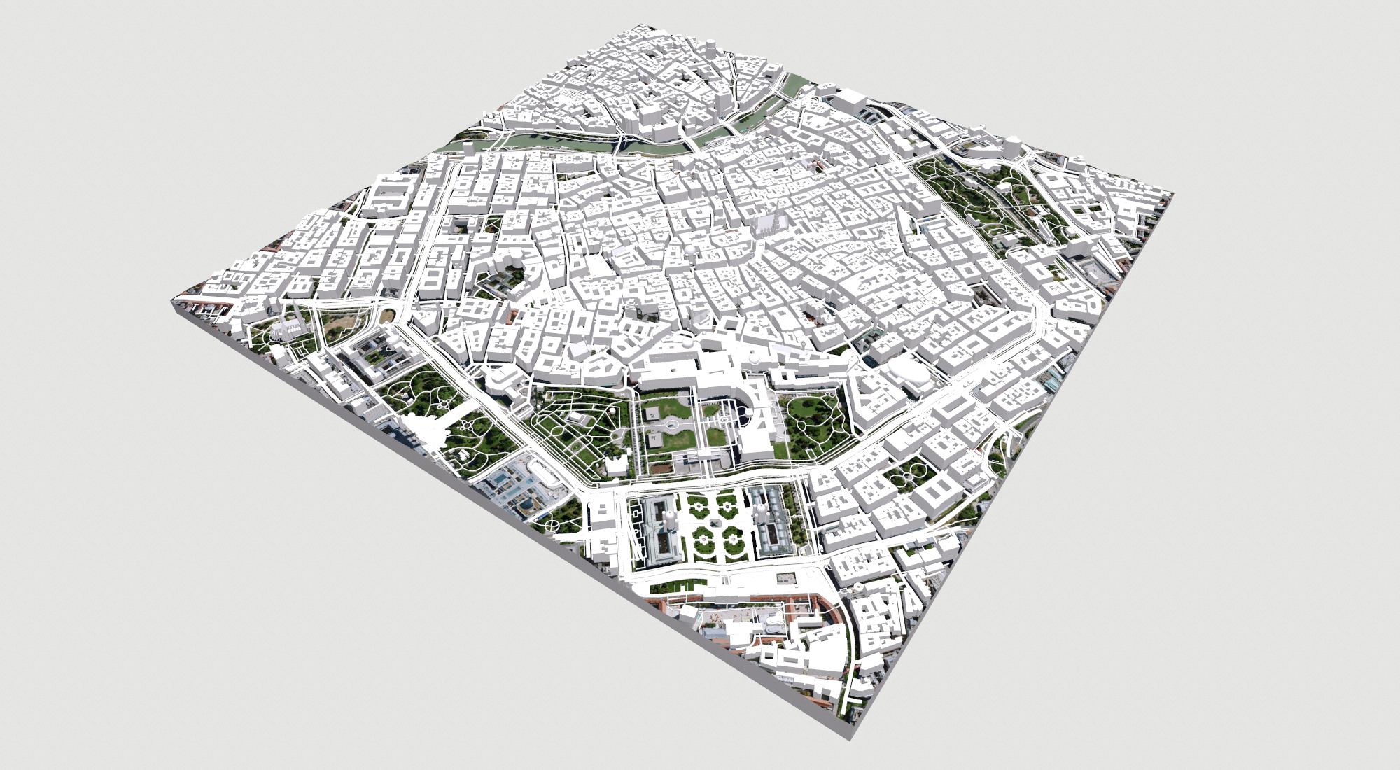 Cityscape Vienna Austria 3D model_11