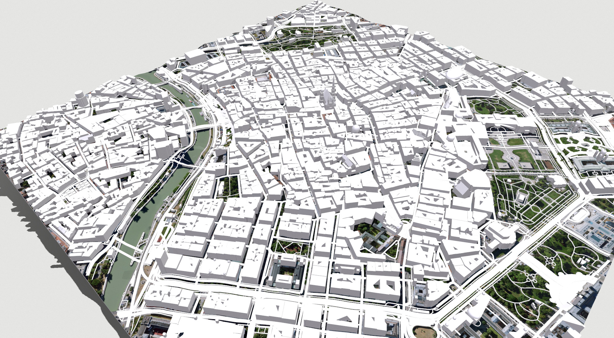 Cityscape Vienna Austria 3D model_7