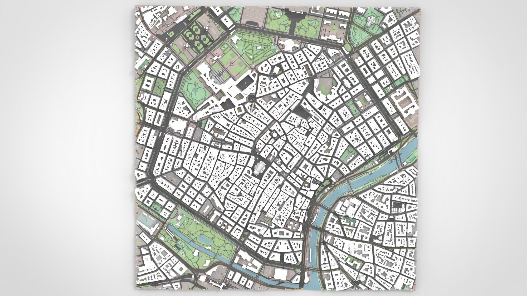 Cityscape Vienna Austria 3D model_12