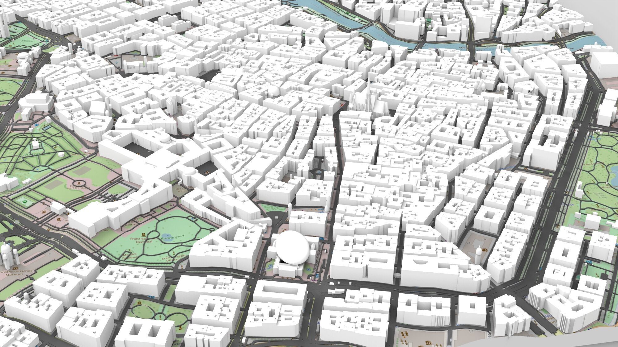 Cityscape Vienna Austria 3D model_5