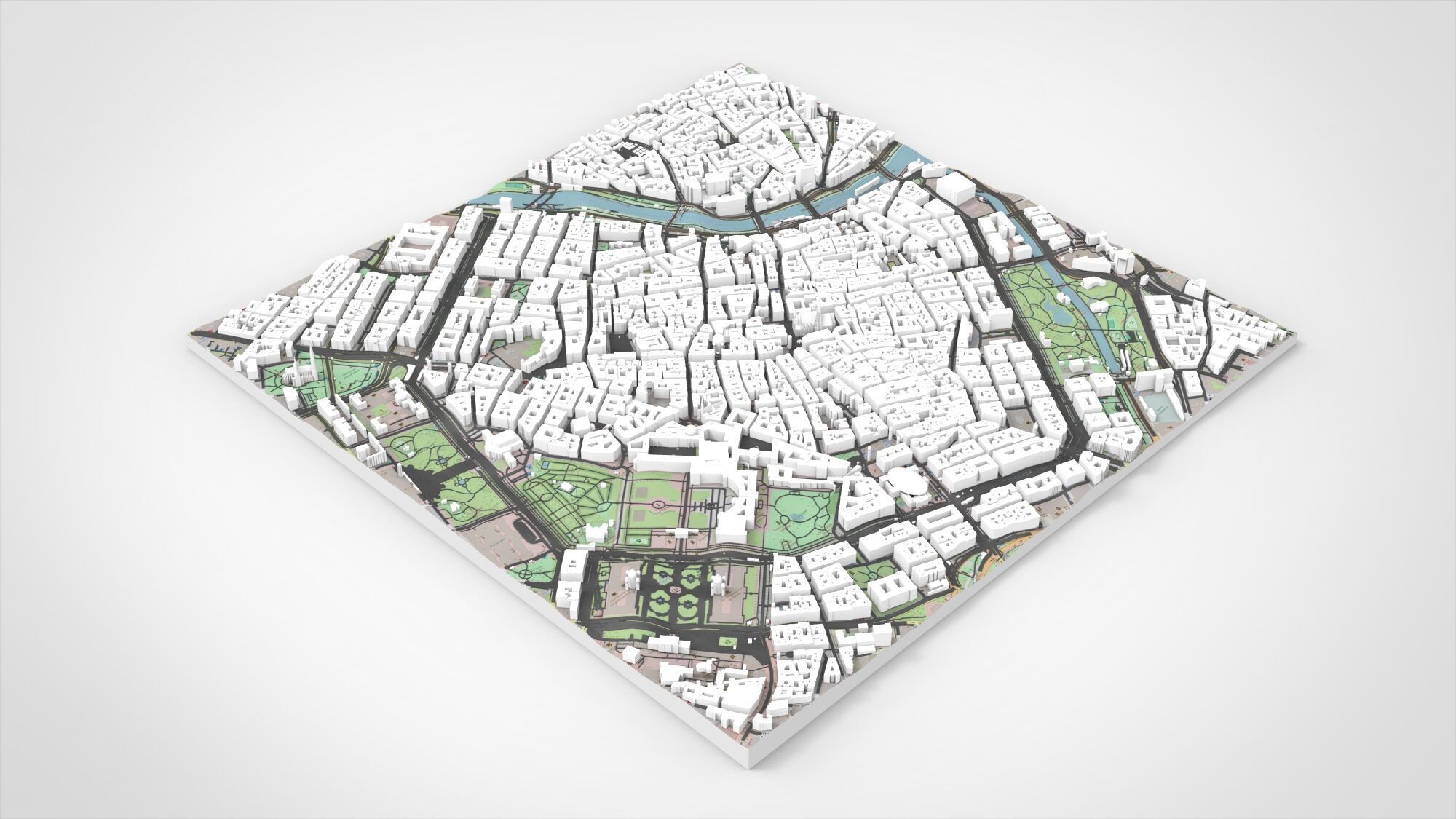 Cityscape Vienna Austria 3D model_13