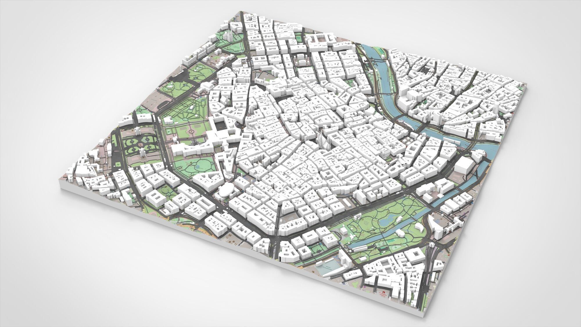 Cityscape Vienna Austria 3D model_8