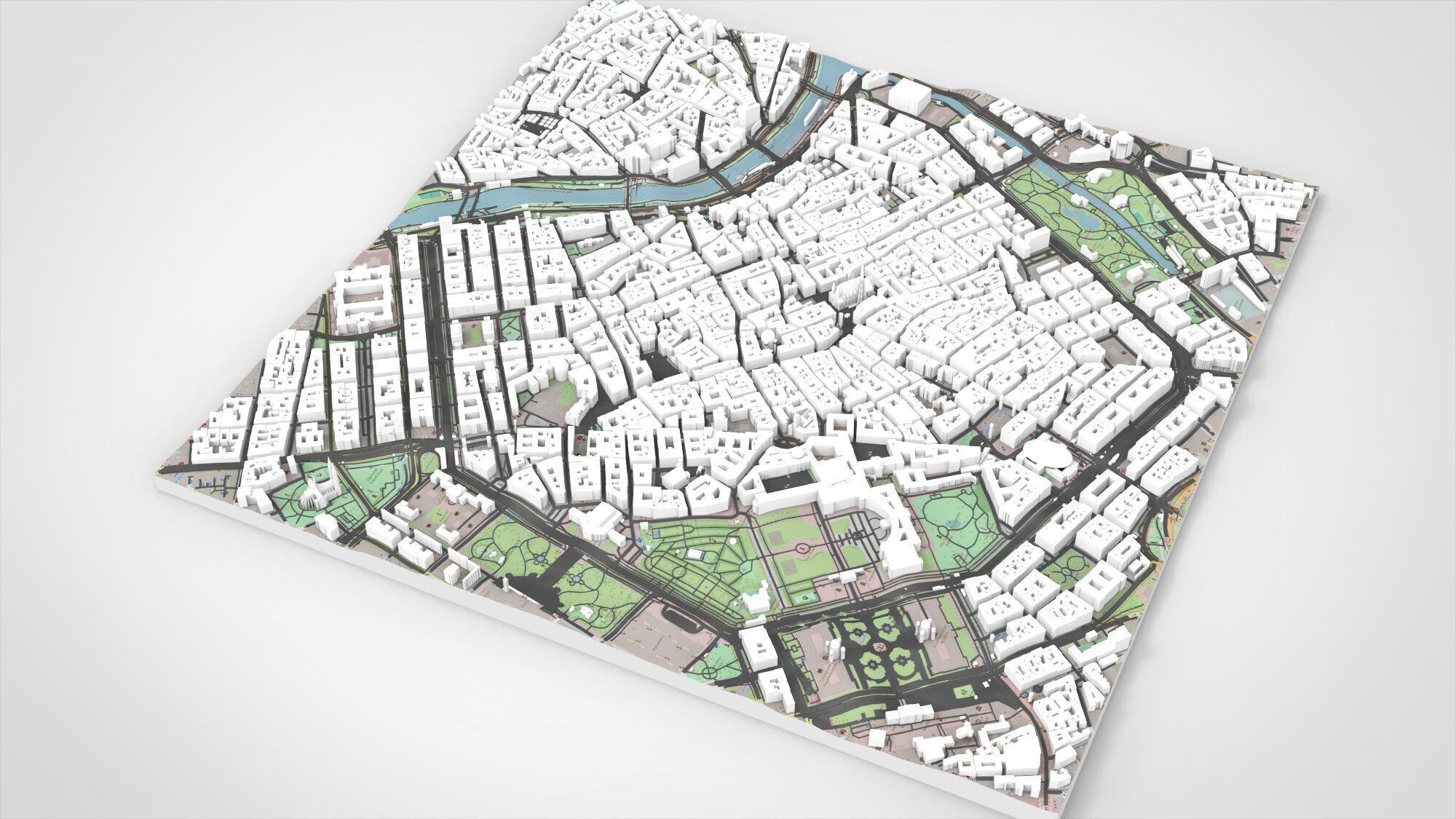 Cityscape Vienna Austria 3D model_10