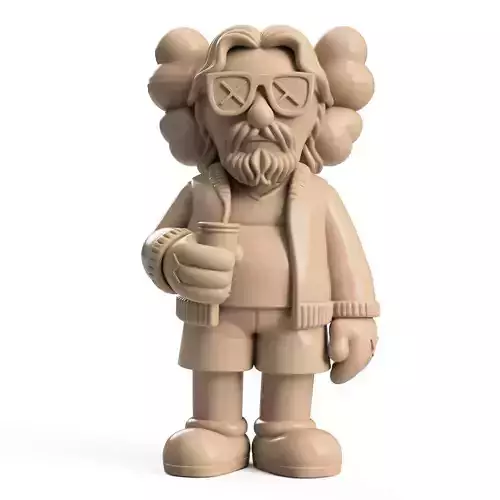 Big Lebowski KAWS 3D print model